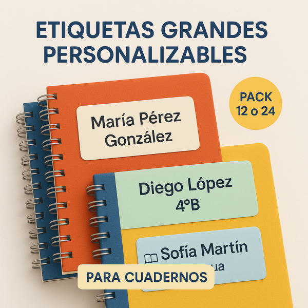 Etiquetas grandes