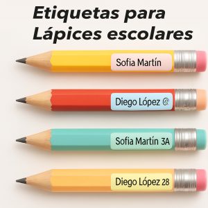Etiquetas para lápices