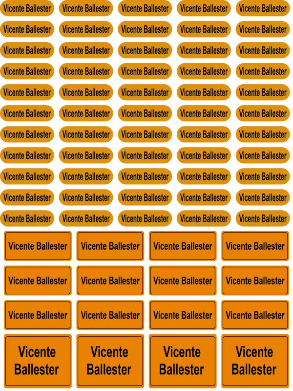 Etiquetas escolares pack básico - Imagen 2